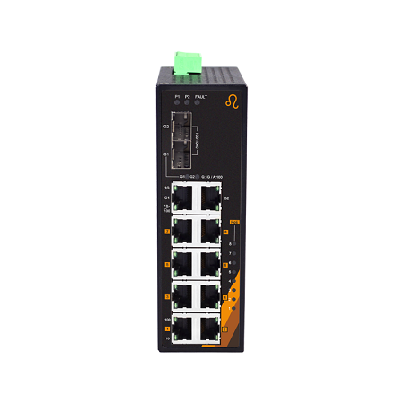 10-Port Industrial PoE+ Ethernet Switch
