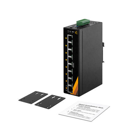8 Port Industrial Gigabit PoE+ Ethernet Switch | 8ETH
