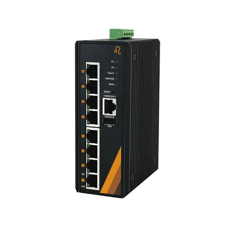 8-Port Gigabit PoE+ Managed Ethernet Switch | 8 ETH
