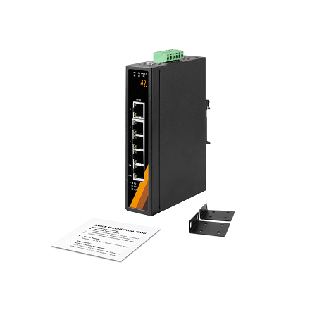 5-Port Unmanaged Industrial Gigabit Ethernet Switch | 5 ETH