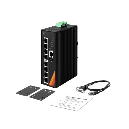 8-Port Industrial Managed Fast Ethernet Switch