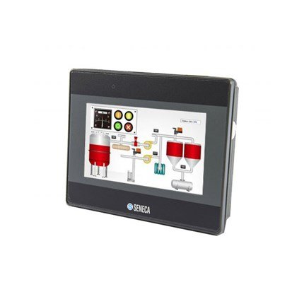 7" HMI widescreen colors, double Ethernet interface VISUAL 6