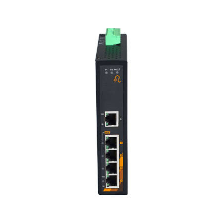 5-Port Industrial PoE+ Ethernet Switch