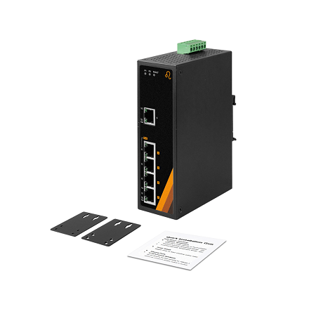 5-Port Industrial Gigabit PoE+ Ethernet Switch