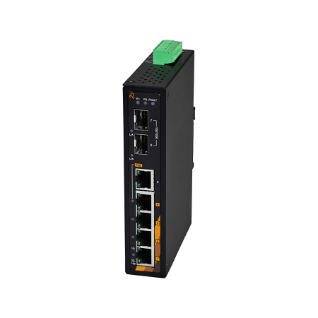 7-Port Industrial Gigabit PoE+ Ethernet Switch