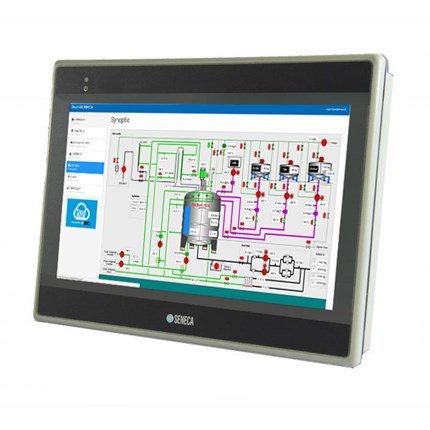 10,1" HD HMI widescreen colors, Ethernet interface VISUAL 8
