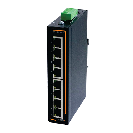 8-Port Industrial Ethernet Switch